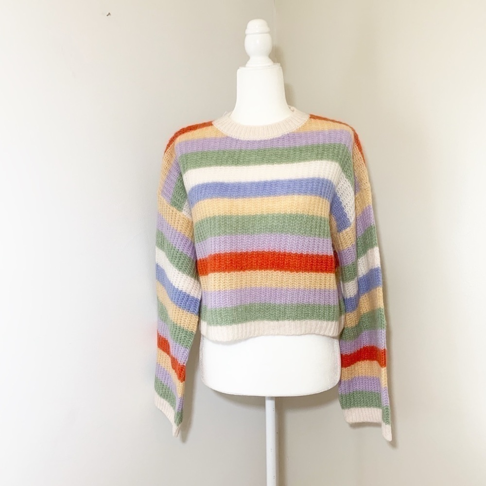 Edited Louise multicolored alpaca pullover sweater EU size 36 - Picture 3 of 11